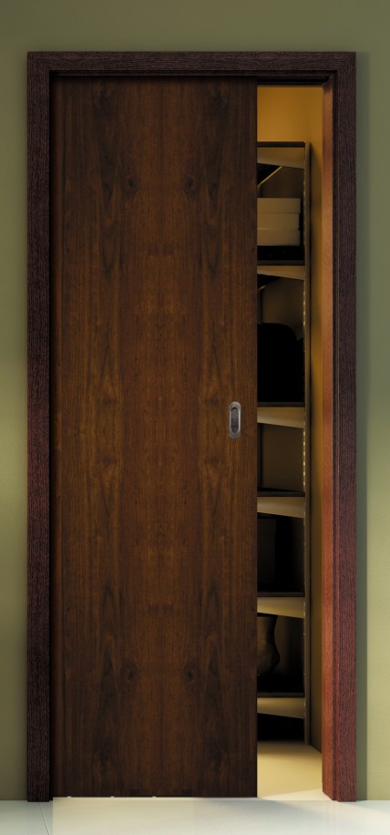 Sliding doors for built-in installation